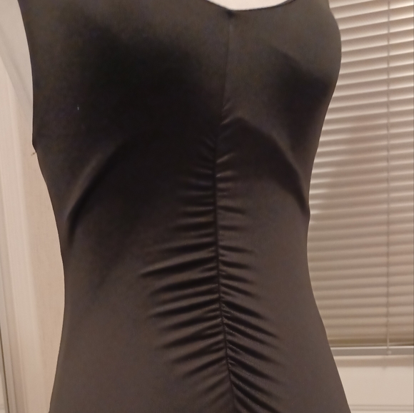 4/$60 Black Ruched Bodysuit - Size Small - Picture 5 of 8